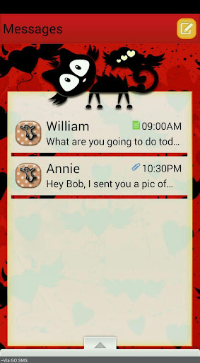 RedWitch GO SMS THEME