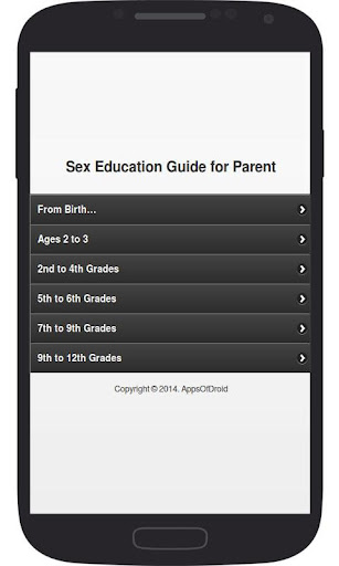Sex Education Guide for Parent