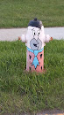 Fred Flinstone Painted Fire Hydrant