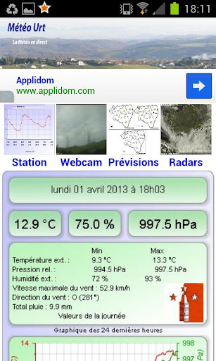 【免費天氣App】Météo Urt-APP點子