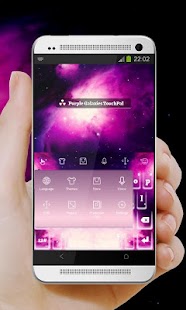 Purple Galaxies TouchPal Theme Screenshots 7