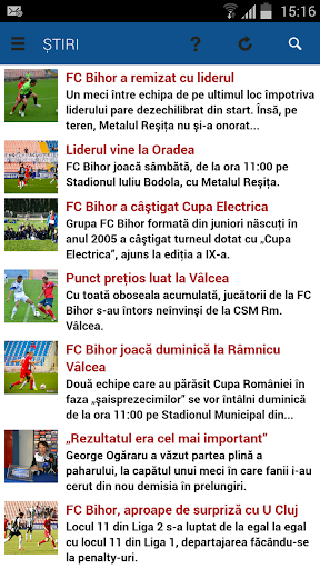 Știri FC Bihor