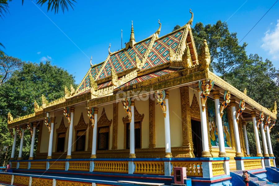 Khmer pagoda by Le Quang - Buildings & Architecture Places of Worship