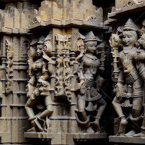 Beautiful Carving at Hindu Temple by Prashant Shah - Buildings & Architecture Places of Worship