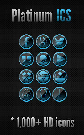 Platinum ICS - Icon Pack