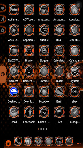 【免費個人化App】Bionic Launcher Theme Orange-APP點子