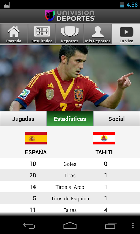 Univision Deportes Android Apps on Google Play