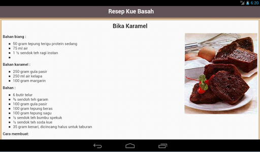 【免費書籍App】Resep Kue Basah-APP點子