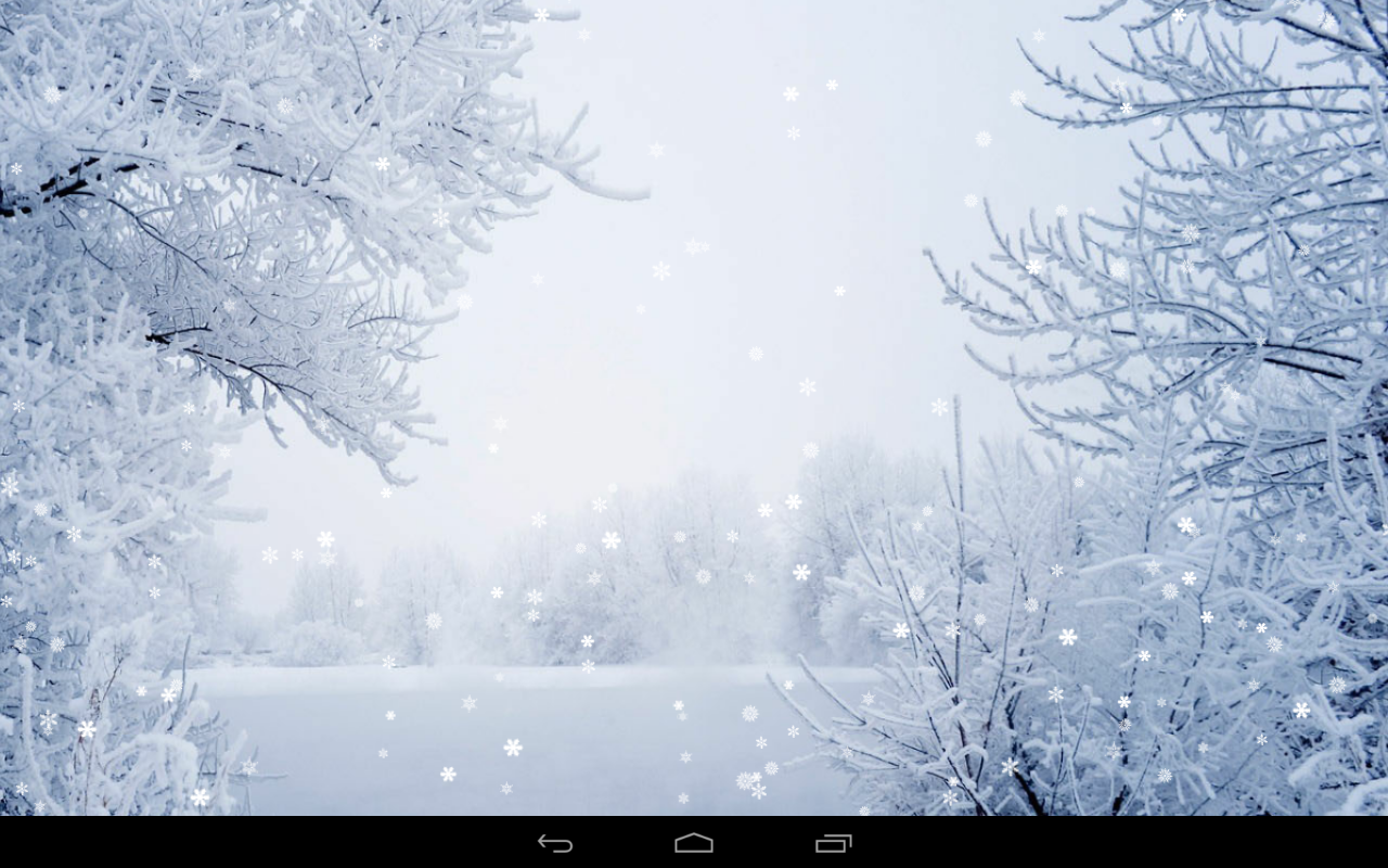Живые обои Зима на Андроид