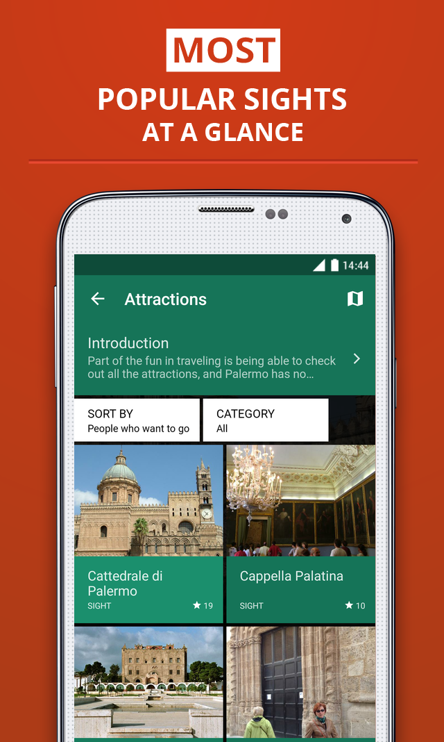 Palermo Premium Guide Screen 2