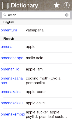 Finnish English Dictionary