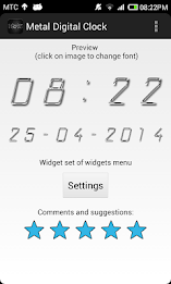 Metal Digital Clock poster 4