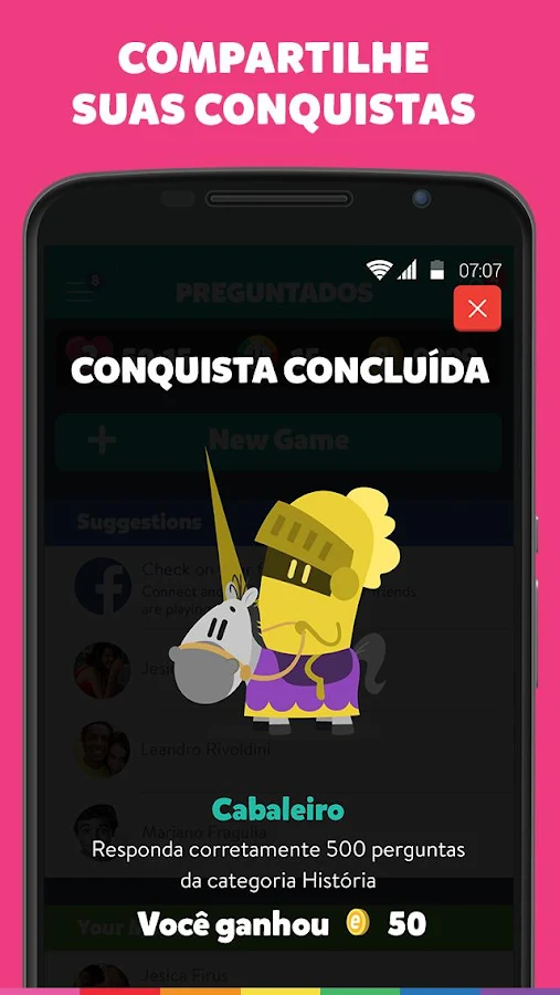   Perguntados (Sem publicidade): captura de tela 