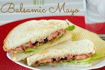 BLT Sandwich with Balsamic Mayo
