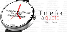 Time for a quote! Watch Face APK