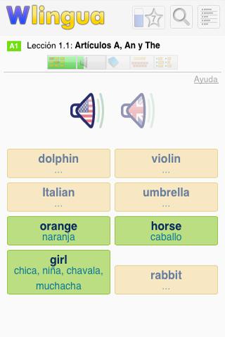 Curso completo de Inglés en tu celular con Wlingua