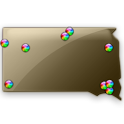 South Dakota Fishing Maps – 3K logo