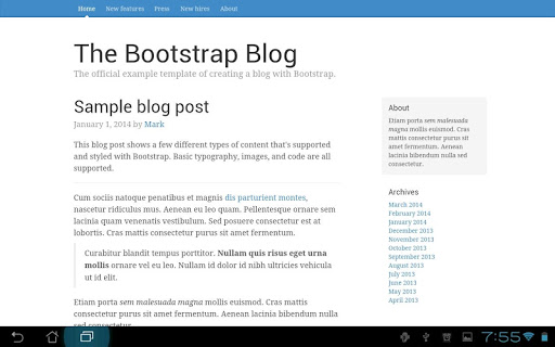 免費下載商業APP|Bootstrap 3 Examples app開箱文|APP開箱王