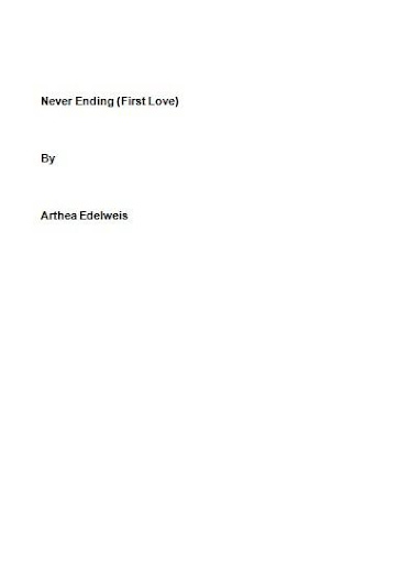 Novel Never Ending First Love