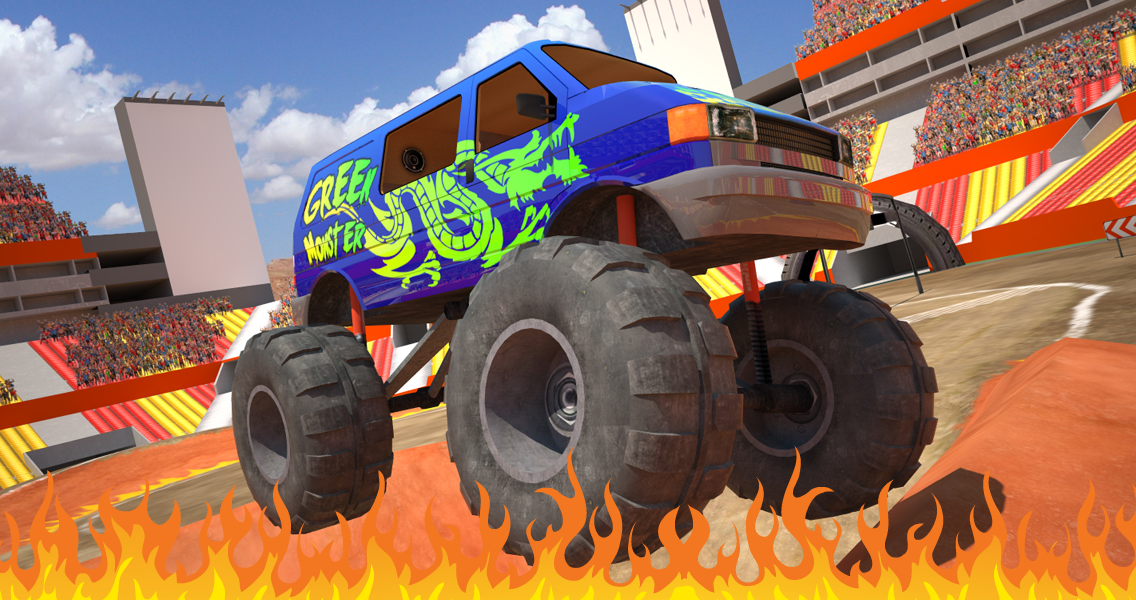 Crazy Driver Monster Truck 3D android games}