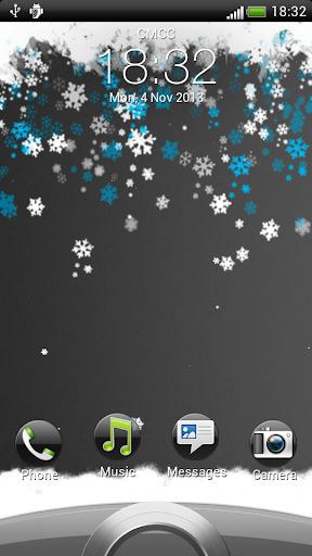 Gray Series Snow LiveWallpaper