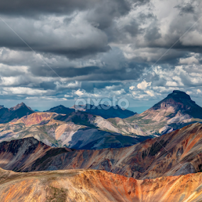 Uncompahgre in Shadow by Max Moorman - Landscapes Mountains & Hills