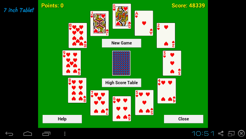 Clock Solitaire Screen 3