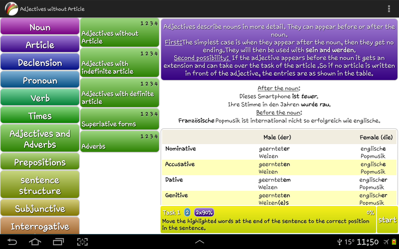 German Grammar Learning Full - Android Apps on Google Play