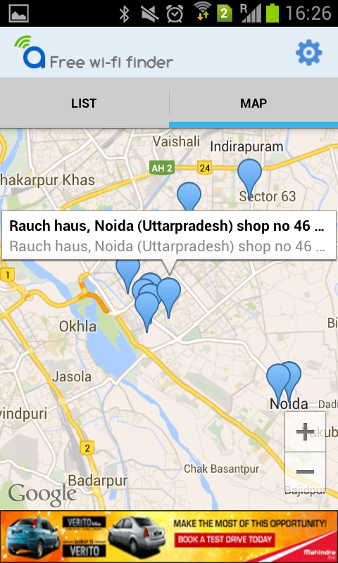 Free WiFi Finder India - screenshot