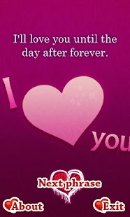 Love You - Romantic Phrases Screenshots 2 Love You - Romantic Phrases Screenshots 2