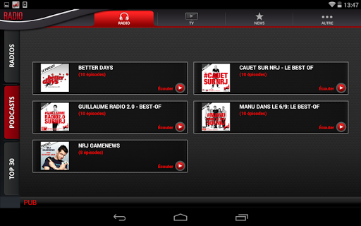 【免費音樂App】NRJ France Tablette-APP點子