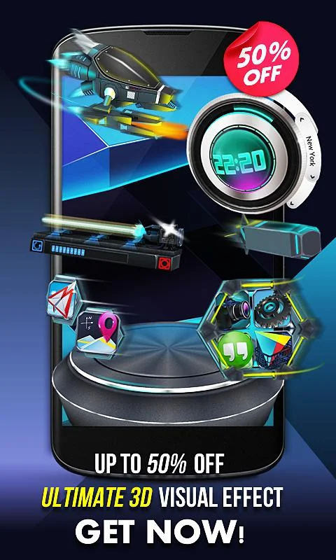 Next Launcher 3D Shell - screenshot