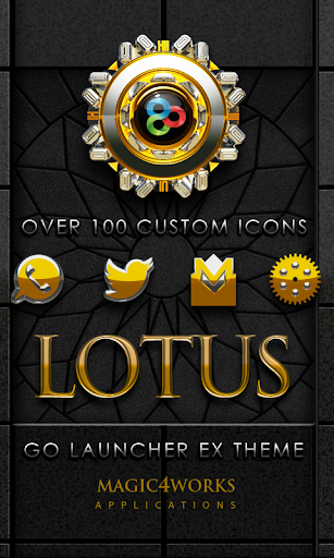 GO Launcher Theme Lotus