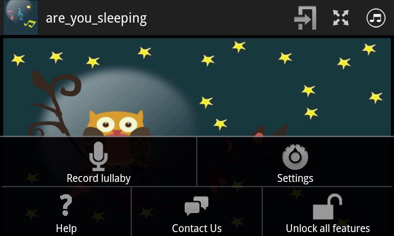 Baby Lullaby Music White-Noise Screen 3