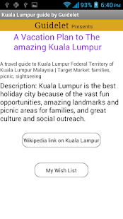 Malaysia Tour guide Screenshots 3
