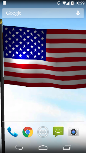 3d USA Flag LiveWallpaper