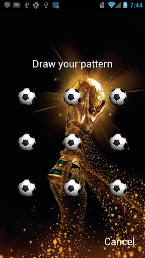 Football Pattern Live Lock-LWP