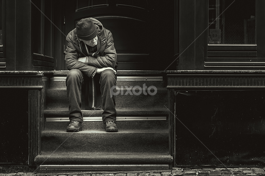 Hopelessness by Iosif Vajnar - People Street & Candids