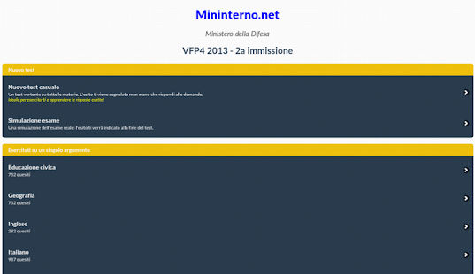 Mininterno VFP4 Screenshots 0