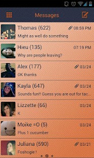 GoSMS Chicago Football Theme Screenshots 0