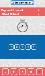 Hungarian word puzzle poster 1