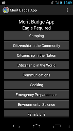 Merit Badge App