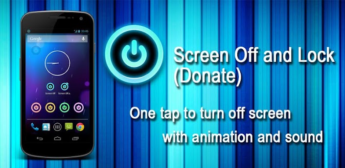 Screen Off and Lock (Donate)