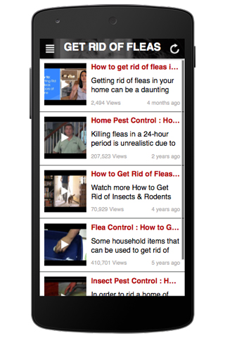 Android application How To Get Rid Of Fleas screenshort