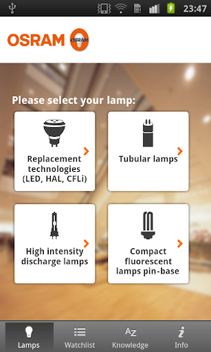 OSRAM Lamp Finder