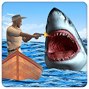 Angry White Shark Attack mobile app icon