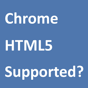 Chrome HTML5 Supported? LOGO-APP點子