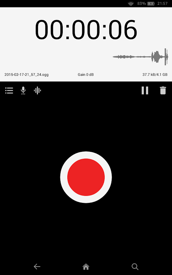    Voice & Audio Recorder - ASR- screenshot  