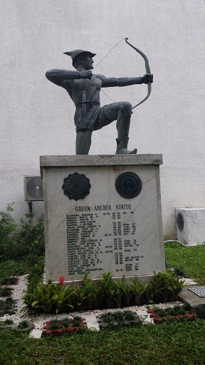 Green Archer Statue