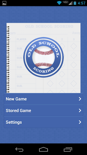 Old School Baseball Scoring